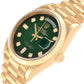 Rol_ex Presi_dent Day_Date Yellow Gold Green Diamond Dial Mens Watch premiumwearing.online