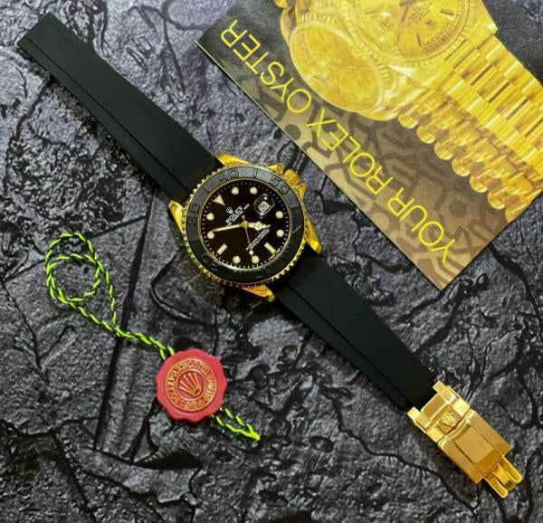 Rolee_x Oyster Perpetual Yach Master Battery Gold