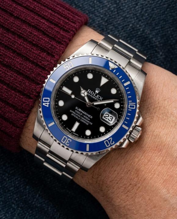 Rolee_x Oyster Perpetual Submarine Blue Bazel