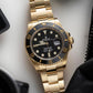 Rolee_x Oyster Perpetual Submarine Gold-Black