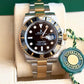Rolee_x Oyster Perpetual Submarine 2Ton-Gold-Black