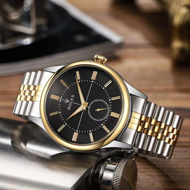 Rolee_x Oyster Perpetual Cellini 2Ton-Gold-Black