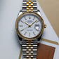 Rolee_x Oyster Perpetual Date Just 2Ton-Gold-White
