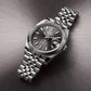 Rolee_x Oyster Perpetual Date Just Silver-Grey