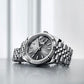 Rolee_x Oyster Perpetual Date Just Silver-Grey