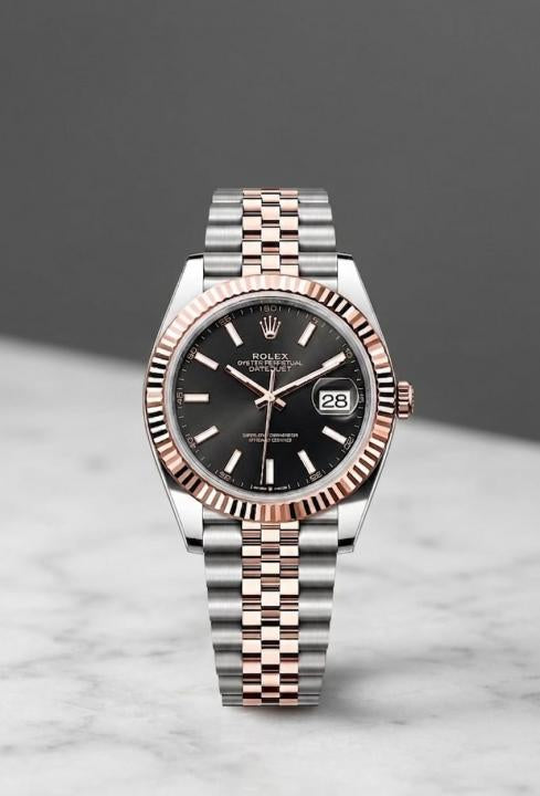 Rolee_x Oyster Perpetual Date Just 2Ton Copper Black