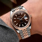 Rolee_x Oyster Perpetual Date Just 2Ton-Copper-Brown
