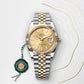 Rolee_x Oyster Perpetual Date Just 2Ton Gold Yellow