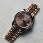 Rolee_x Oyster Perpetual Day Date 40 Battery Copper Brown