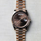 Rolee_x Oyster Perpetual Day Date 40 Battery Copper Brown