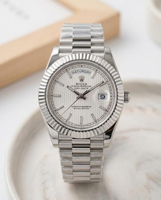 Rolee_x Oyster Perpetual Day Date 40 Battery