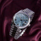 Rolee_x Oyster Perpetual Day Date 40 Battery Silver-SkyBlue