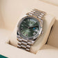 Rolee_x Oyster Perpetual Day Date 40 Battery Silver-Green