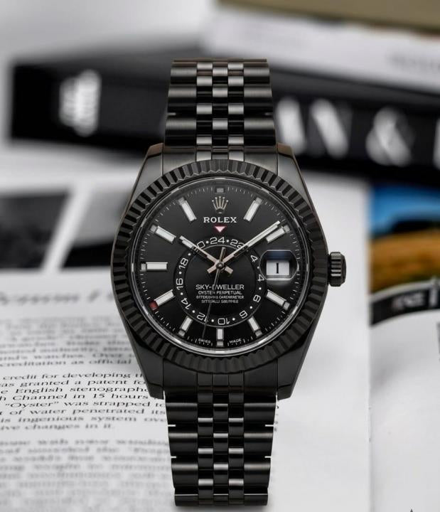 Rolee_x Oyster Perpetual Sky Dweller Black