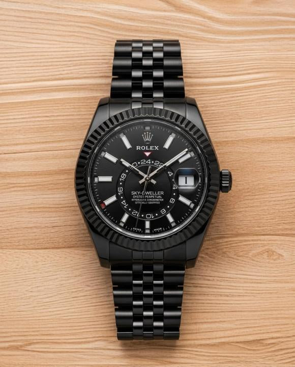 Rolee_x Oyster Perpetual Sky Dweller Black