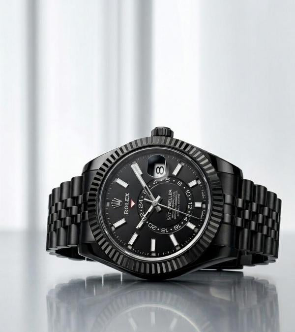 Rolee_x Oyster Perpetual Sky Dweller Black