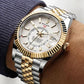 Rolee_x Oyster Perpetual Sky Dweller 2Ton-Gold-White