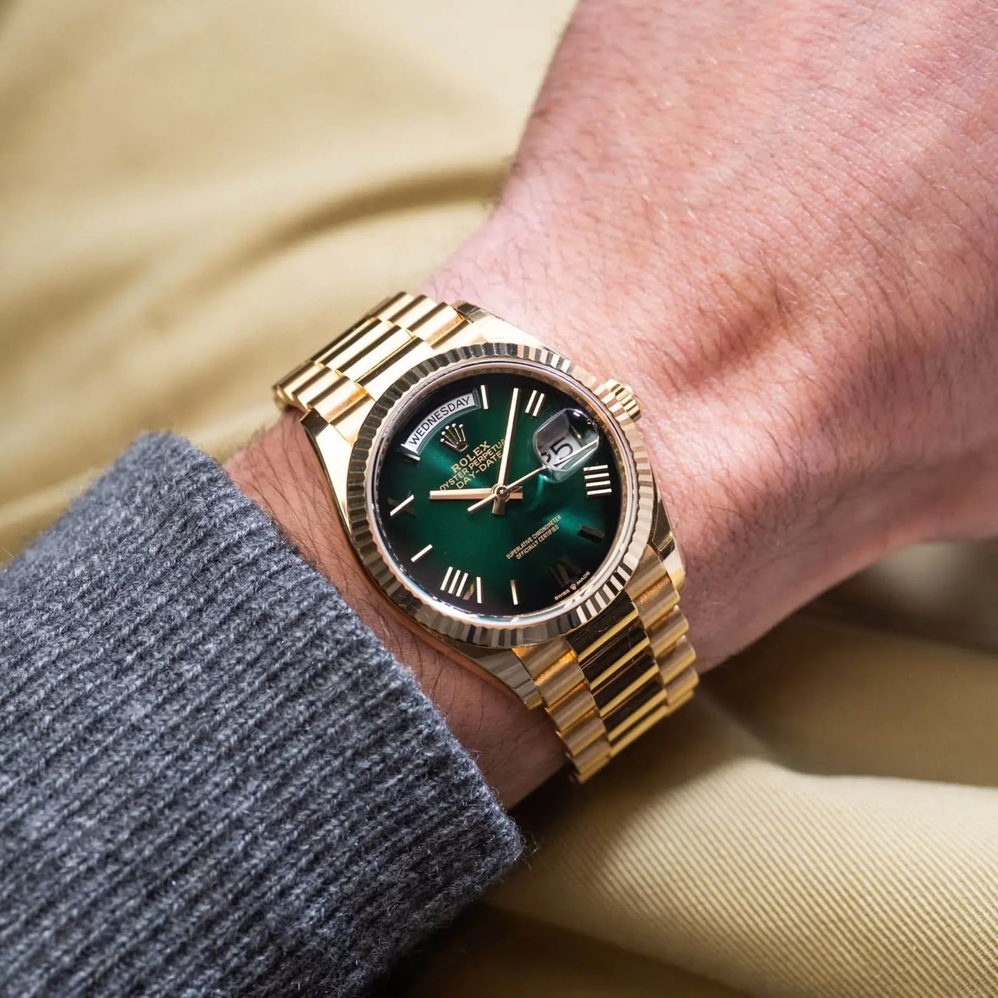 Rolee X Green Dial Roman