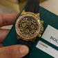 Ro*ex Eye Of The Tiger Gold Dial Silicon Belt Edition Premium Quality Luxury Watch premiumwearing.online