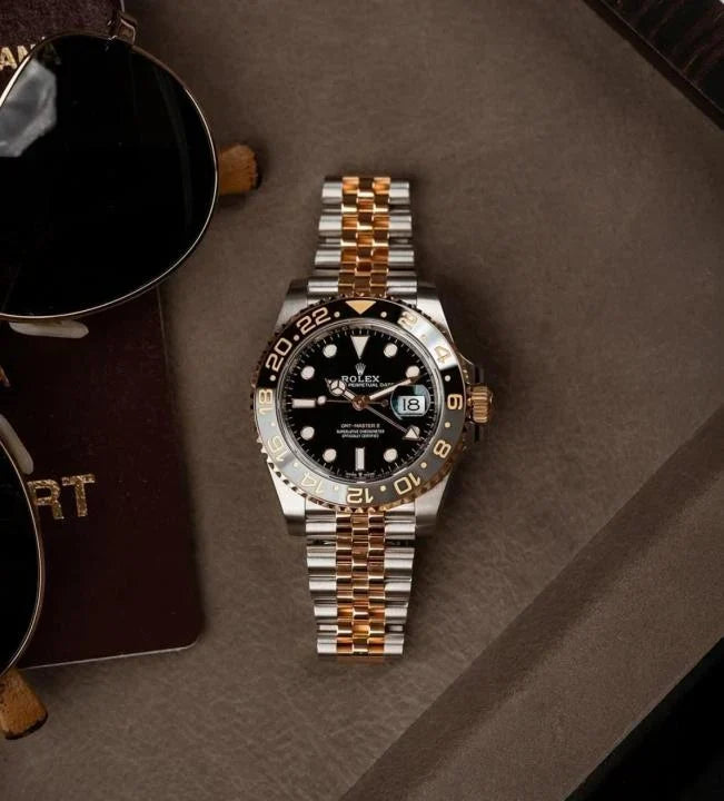 Role_x GMT Master II Zombie Black Grey Steel Yellow Gold Watch Two-tone Luxury Edition Premium Quality premiumwearing.online