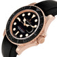 Role_x Yatch Master Rose Gold Oysterflex Black Mint Mens Watch Luxury Edition Premium Quality premiumwearing.online