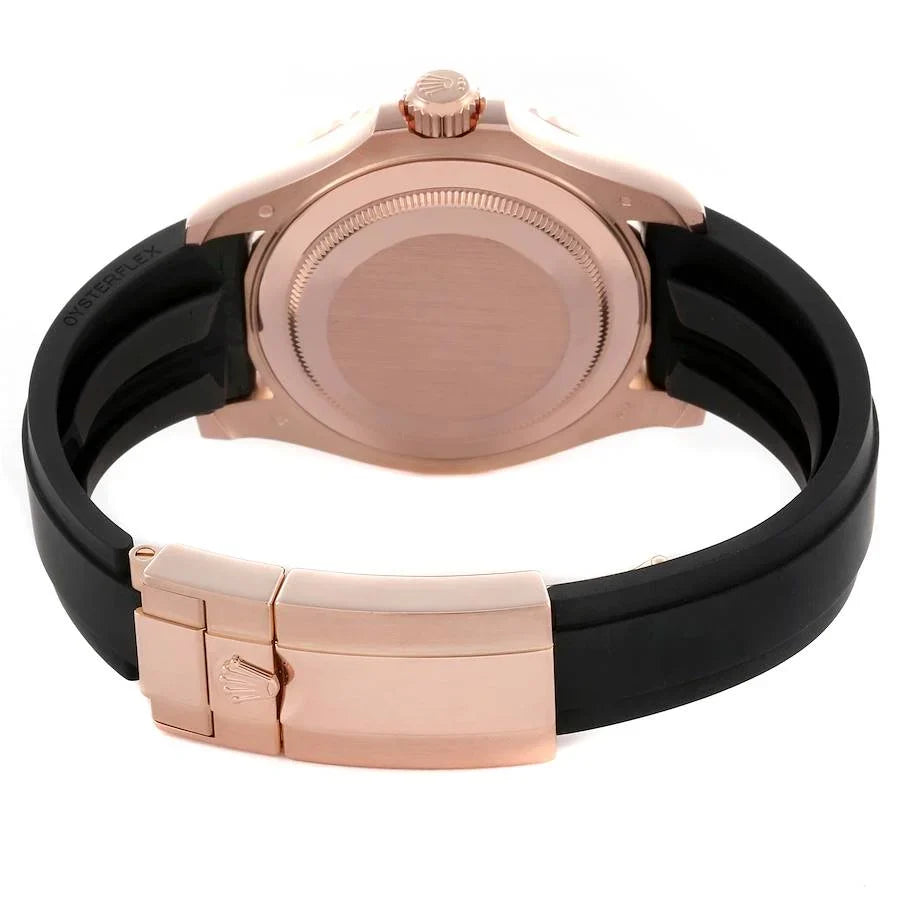 Role_x Yatch Master Rose Gold Oysterflex Black Mint Mens Watch Luxury Edition Premium Quality premiumwearing.online