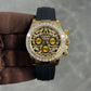Ro*ex Eye Of The Tiger Gold Dial Silicon Belt Edition Premium Quality Luxury Watch premiumwearing.online